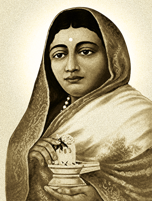 Portrait of Devi Ahilyabai Holkar